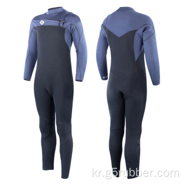 남성 4/3mm 가슴 지퍼 하이퍼 프레이크 wetsuit